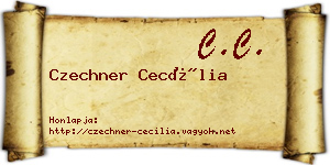 Czechner Cecília névjegykártya