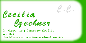 cecilia czechner business card